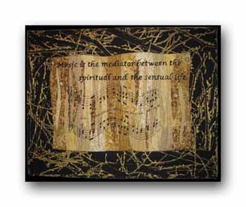 music art quilt